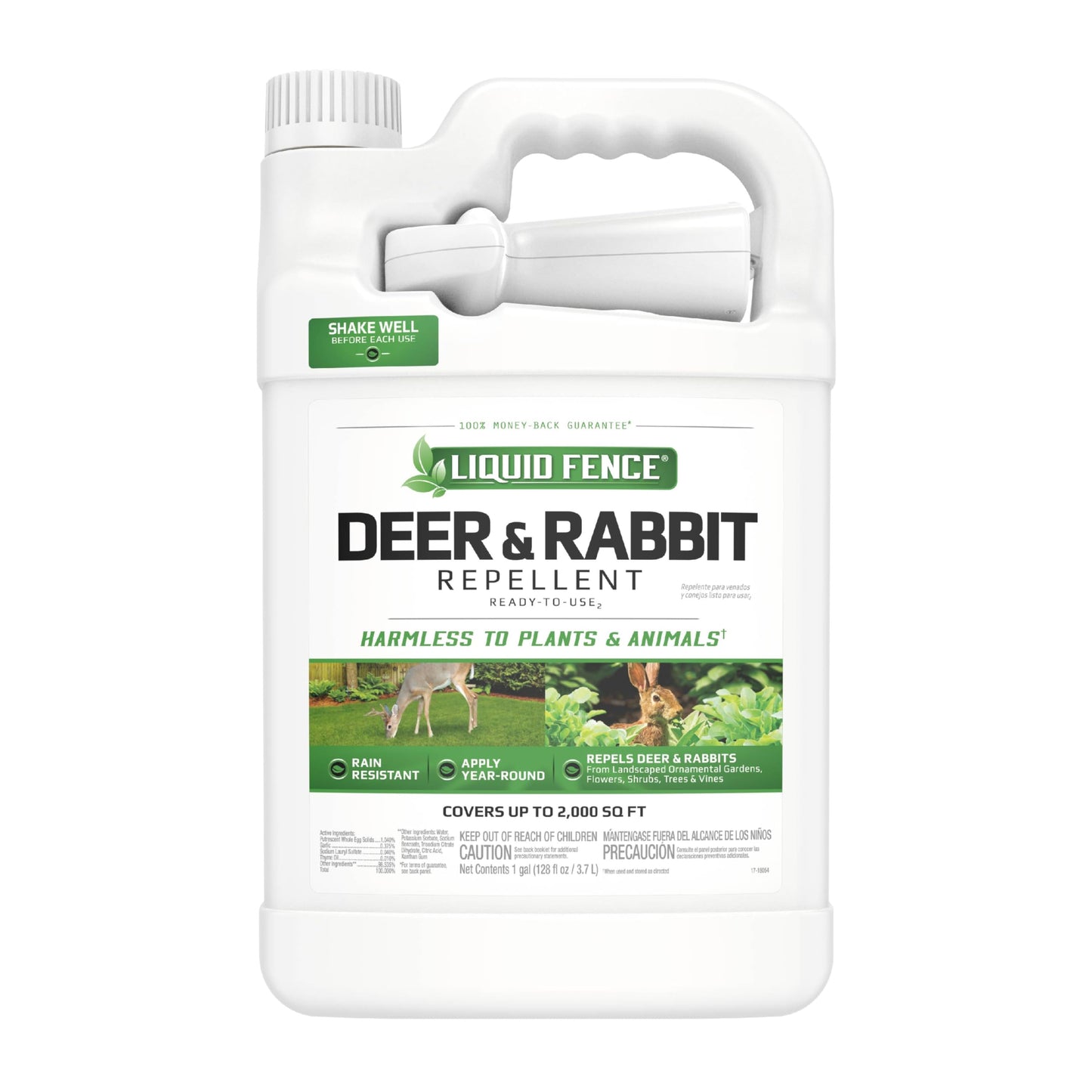 LIQUID FENCE DEER & RABBIT REPELLENT 1 GAL