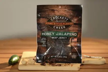 CROCKETT CREEK HONEY JALAPENO BEEF JERKY 2.8 OZ