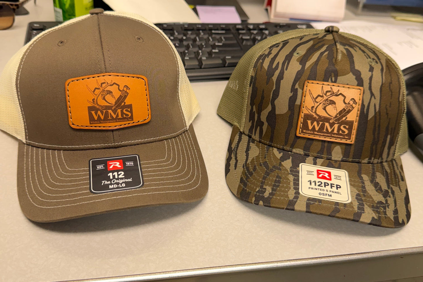 WMS HATS WITH LEATHER PATCH