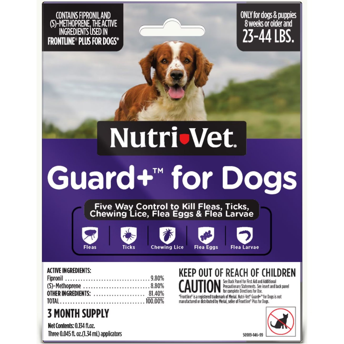 NUTRI-VET GUARD PLUS 23-44 DOGS - 3 months
