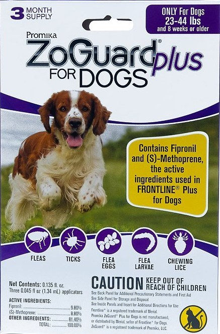 ZOGUARD PLUS 23-44 DOGS - 3 months