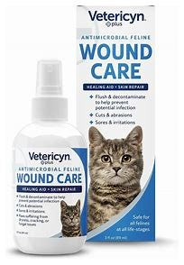 VETERICYN PLUS WOUND CARE FOR FELINES 3 OZ