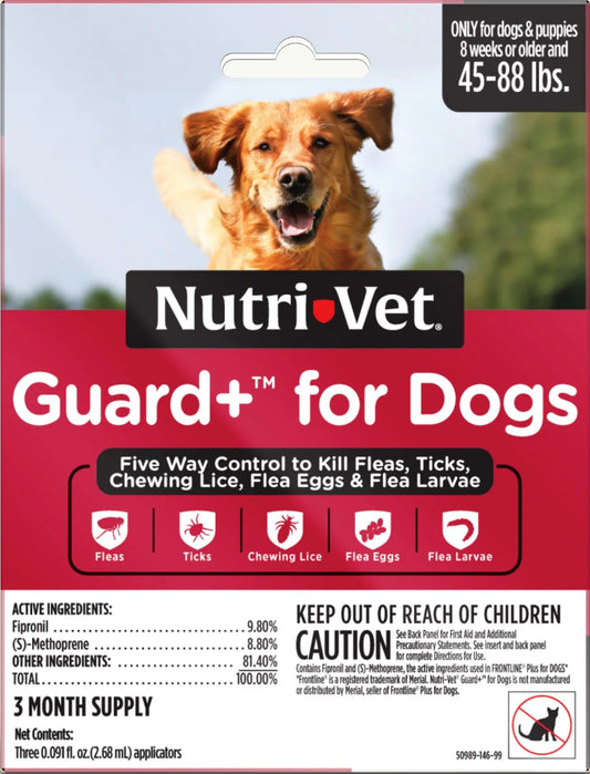 NUTRI-VET GUARD PLUS 45-88 DOGS - 3 months