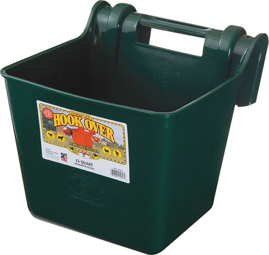 HOOK OVER FEEDER 15 QUART GREEN