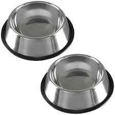 PET BOWL W/RUBBER BOTTOM