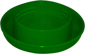 SCREW ON POULTRY BASE 1-GAL LIME GREEN