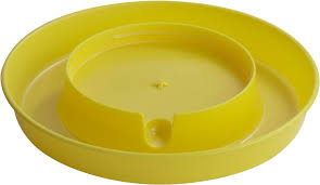 SCREW ON POULTRY BASE 1-GAL YELLOW