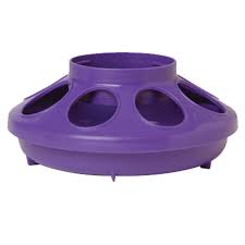 PLASTIC FEEDER BASE 1 QUART PURPLE