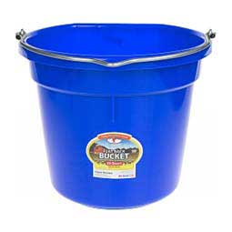 20 QUART FLAT BACK BUCKET BLUE