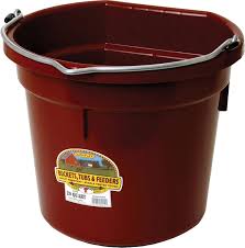 20 QUART FLAT BACK BUCKET BURGANDY