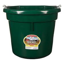 20 QUART FLAT BACK BUCKET GREEN