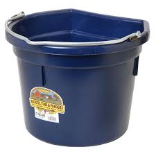 20 QUART FLAT BACK BUCKET NAVY