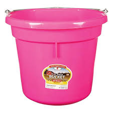 20 QUART FLAT BACK BUCKET PINK