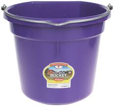 20 QUART FLAT BACK BUCKET PURPLE