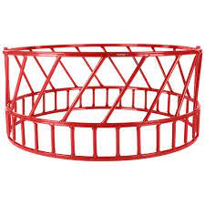 HAY RING HEAVY DUTY RED 2-PC