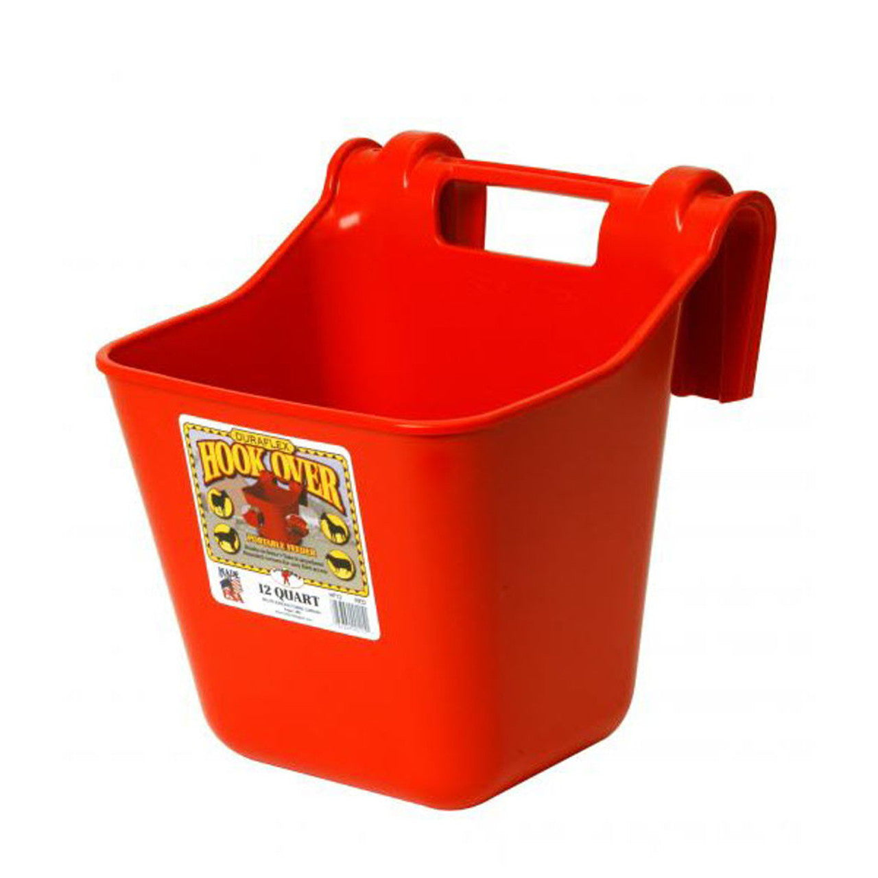 HOOK OVER FEEDER 15 QUART RED