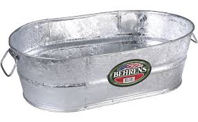 7.5 GALVANIZED TUB