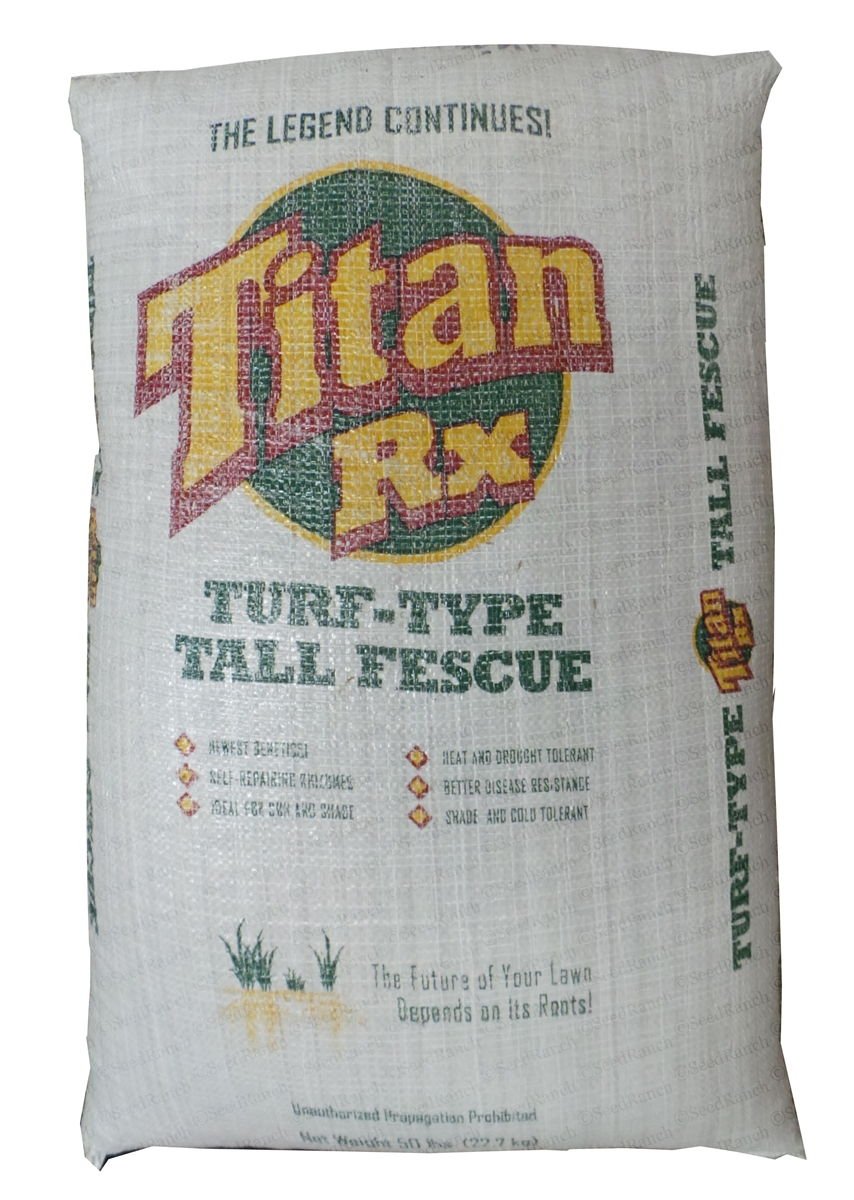 TURF TYPE TALL FESCUE TITAN ULTRA 50#