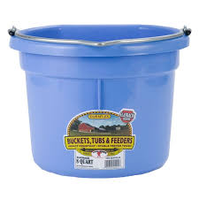 8 QUART FLAT BACK BUCKET BERRY BLUE