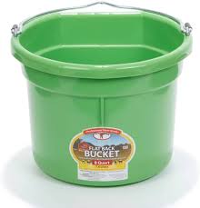 8 QUART FLAT BACK BUCKET GREEN