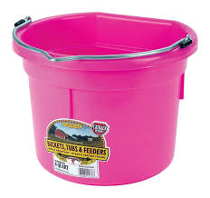 8 QUART FLAT BACK BUCKET HOT PINK