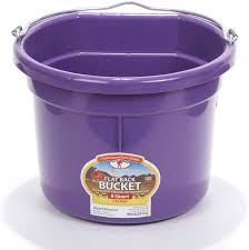 8 QUART FLAT BACK BUCKET PURPLE