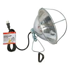 BROODER REFLECTOR LAMP WITH CLAMP 10.5