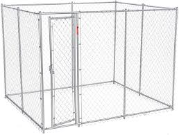 CHAIN LINK WHOLE KENNEL with extra bar 10 X 10