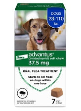 ADVANTUS SOFT CHEW KILLS FLEAS 23-110 POUNDS