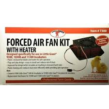 FORCED AIR FAN KIT WITH HEATER