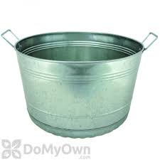 GALVANIZED TUB ROUND 13.75 GAL