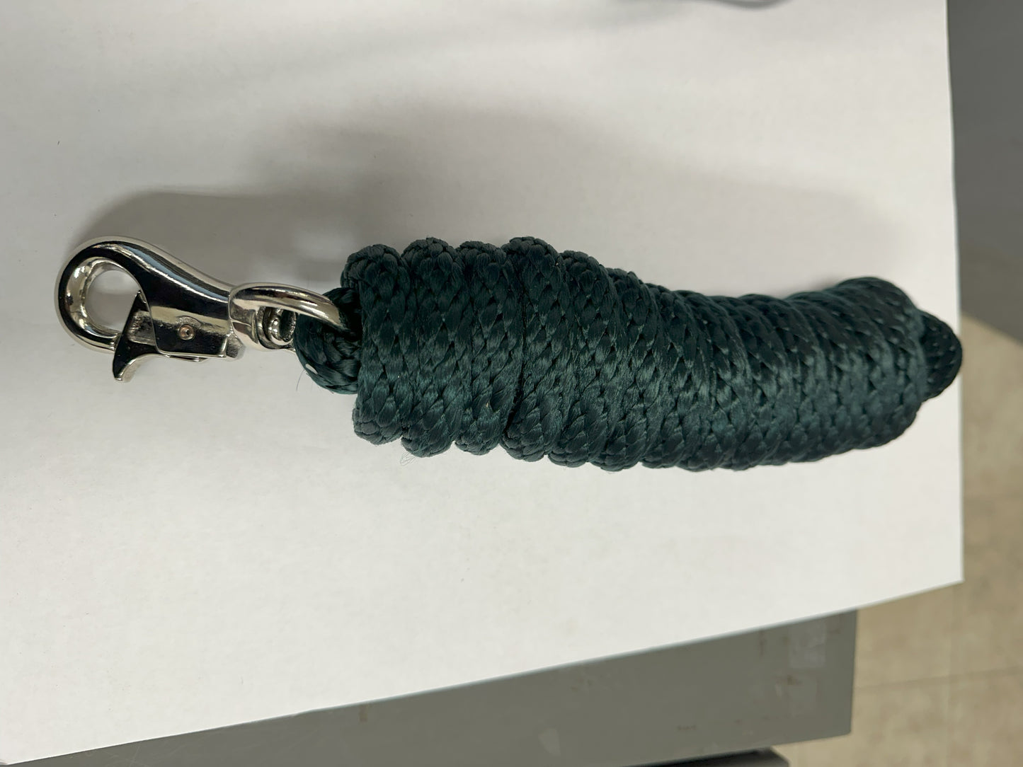 LEAD ROPE 10' POLY W/BULL SNAP HUNTER GREEN