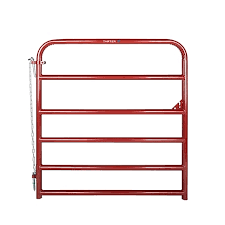 HD RED GATE 2" 6 RAIL  4'