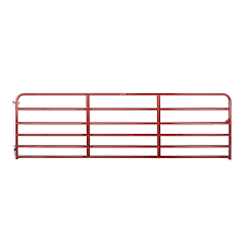 HD RED OR GRAY BAR GATE 2 6 RAIL 14'