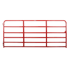 HD RED OR GRAY BAR GATE 2 6 RAIL 16'