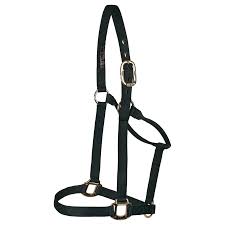 HORSE HALTER LARGE BLACK 1100-1500#