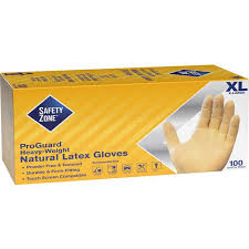 LATEX POWDER FREE GLOVES LARGE