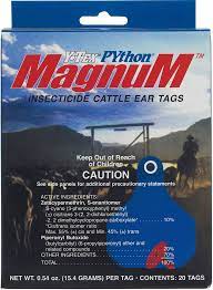 MAGNUM INSECTICIDE CATTLE EAR TAGS