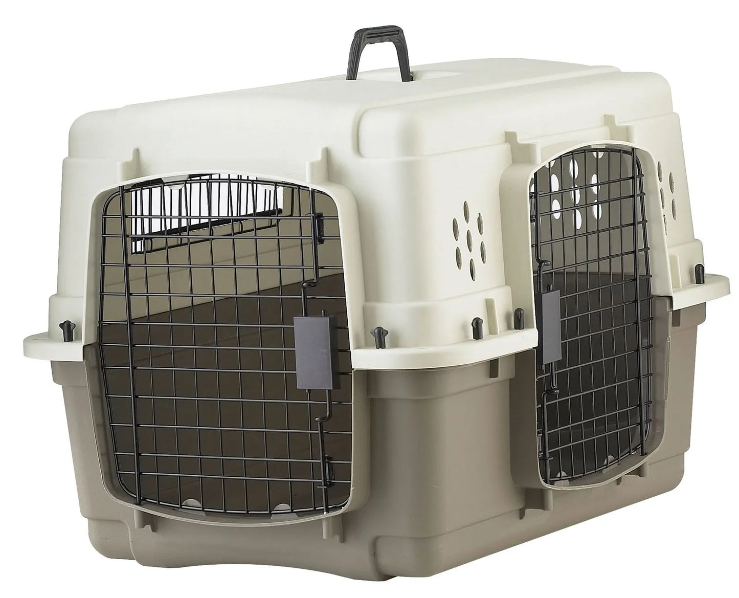 DOUBLE DOOR 30# PORTABLE PLASTIC PET CRATE