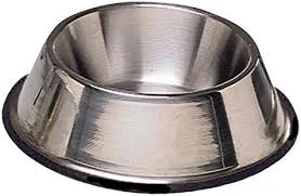 PET BOWL W/RUBBER BOTTOM