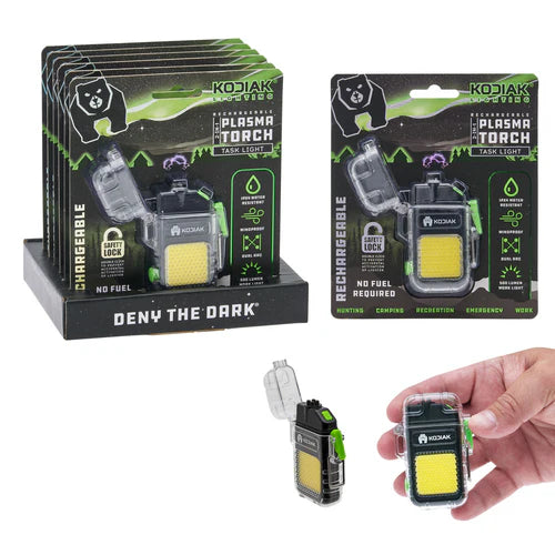 PLASMA LIGHTER W/COB LED LIGHT