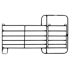 PRIEFERT 12 FT WALKTHRU CORRAL PANEL BRN