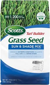 SCOTT'S GRASS SEED SUN & SHADE 3#