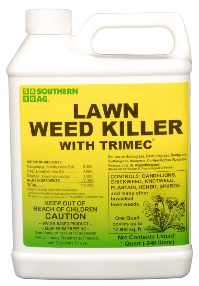 LAWN WEED KILLER WITH TRIMEC 1 QUART