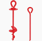 TIE-OUT STAKE JUMBO RED 20