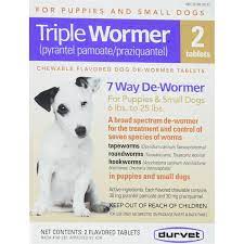 TRIPLE WORMER SMALL DOG 1-CHEWABLE