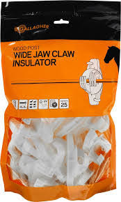 AG WOOD POST WIDE JAW PINLOCK INSULATORS (FORM ST: EXC-2)