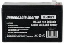 BATTERY 12-VOLT 7AH CLIP