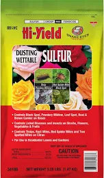 DUSTING WETTABLE SULFUR 3.25#