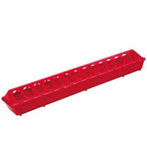 PLASTIC GROUND FEEDER RED